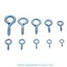 Self Tapping Zinc Plated Wooden Pole Eye Hook Screw